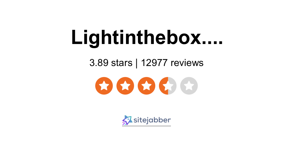 LightInTheBox Reviews - 8,879 of Lightinthebox.com | Sitejabber