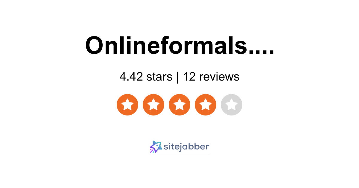Reviews of Onlineformals.com ...