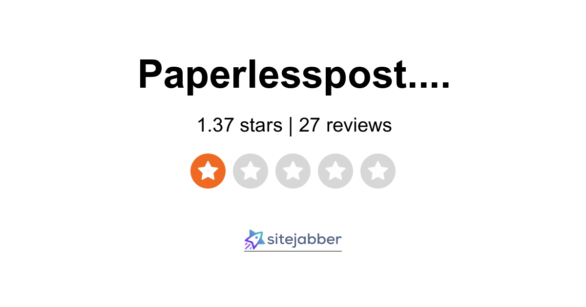 Paperless Post Reviews - 23 Reviews of Paperlesspost.com | Sitejabber