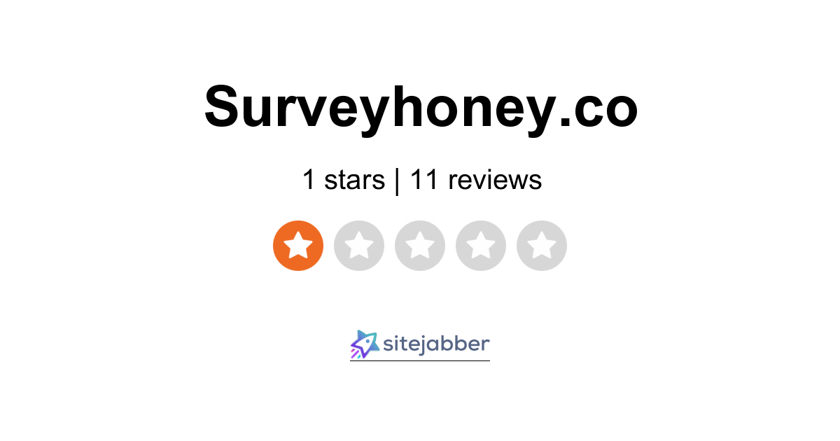 Surveyhoney.co Reviews - 10 Reviews of Surveyhoney.co | Sitejabber